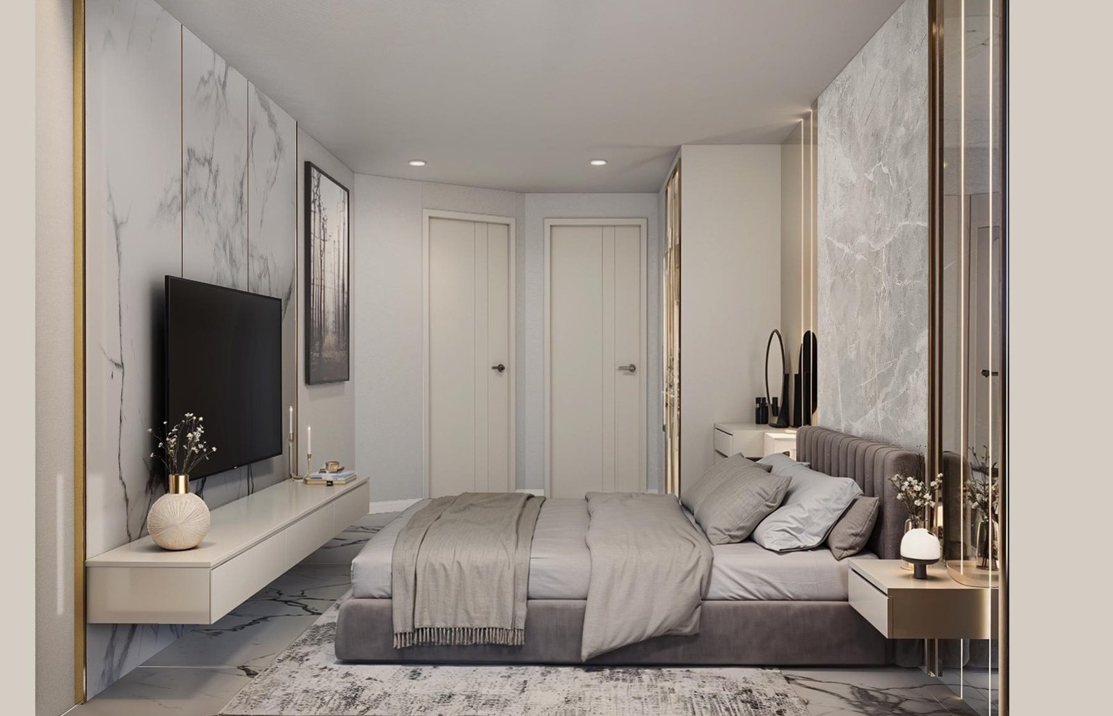 Avenue boutique pattaya 10 Rendering_1 bedroom 4a (5)