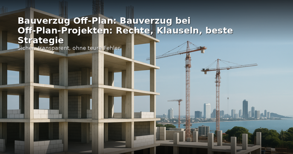 Bauverzug Off-Plan
