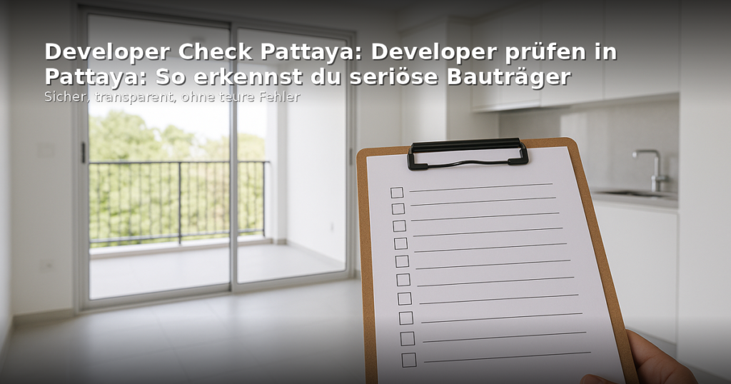 Developer Check Pattaya
