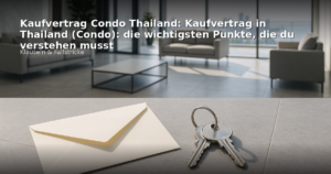 Kaufvertrag condo thailand