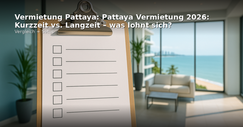 Vermietung Pattaya